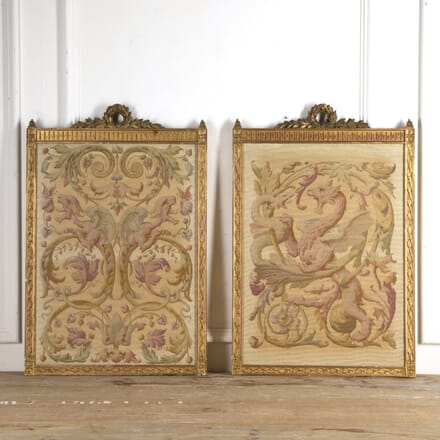 Pair of Embroidered Screens RT3019285