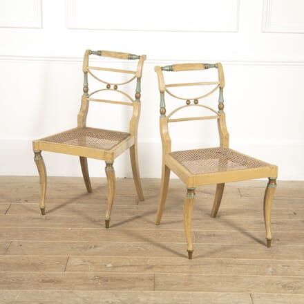 Pair of English Regency Side Chairs CH4117012