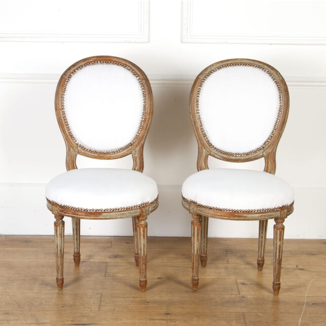 Pair of French 18th Century Side Chairs CH3718050