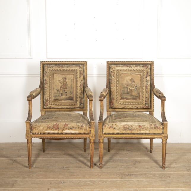 Pair of French Armchairs CH3516013