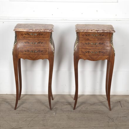 Pair of French 20th Century Bedside Night Stands BD3523204