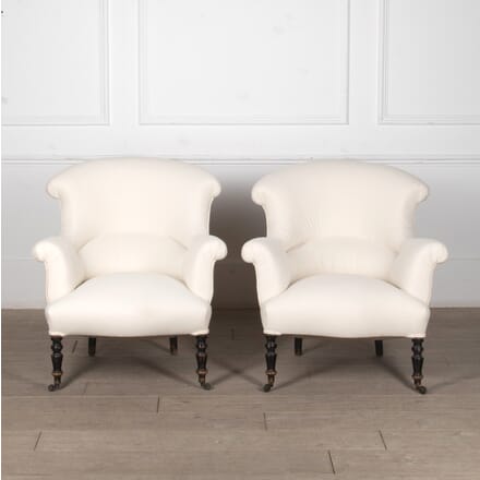 Pair of 19th Century French Bergere Chairs CH4524004