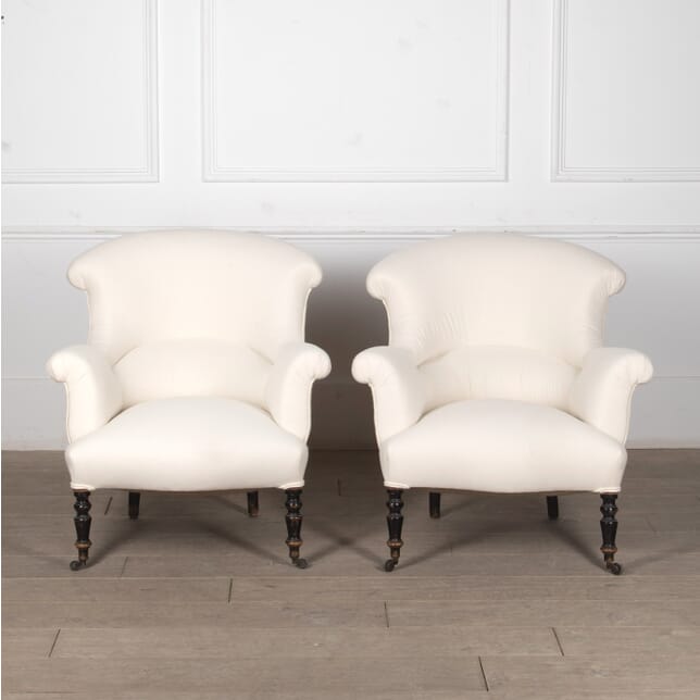 Pair of 19th Century French Bergere Chairs CH4524004