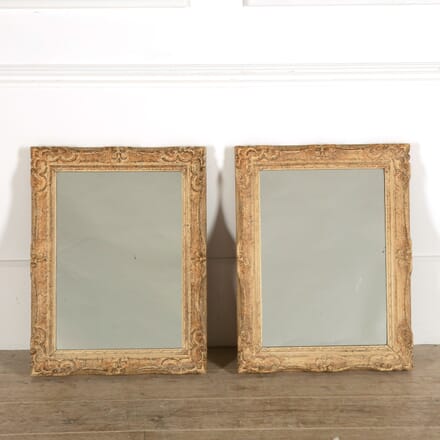 Pair of French Carved Frame Mirrors MI159065