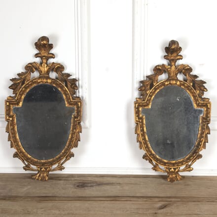 Pair of French Giltwood Wall Mirrors MI8018717