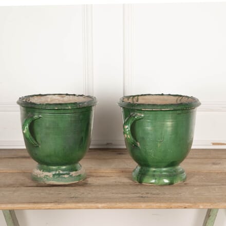 Pair of French Late 19th Century Castelnaudary Pots GA3432423