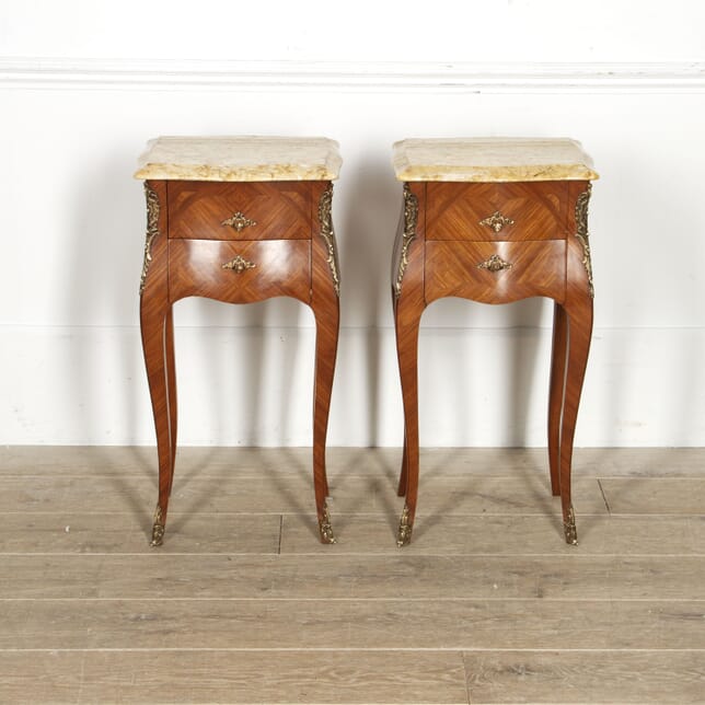 Pair of French Kingwood Nightstands BD3517948