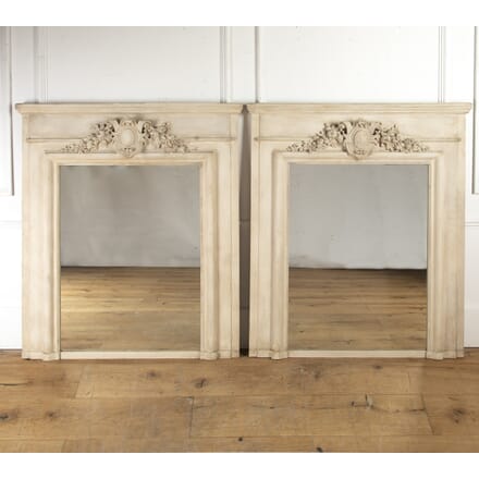 Pair Of French Painted Mirrors MI7918589