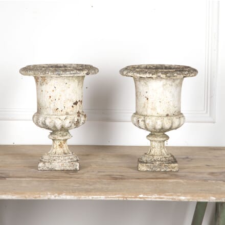 Pair of 19th Century French Painted Urns DA2822223
