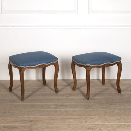 Pair of French Walnut Stools ST8819690
