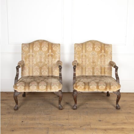 Pair of 20th Century Gainsborough Library Chairs CH8023050