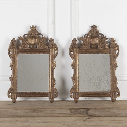 Pair of 20th Century Gilded Mirrors MI8123484