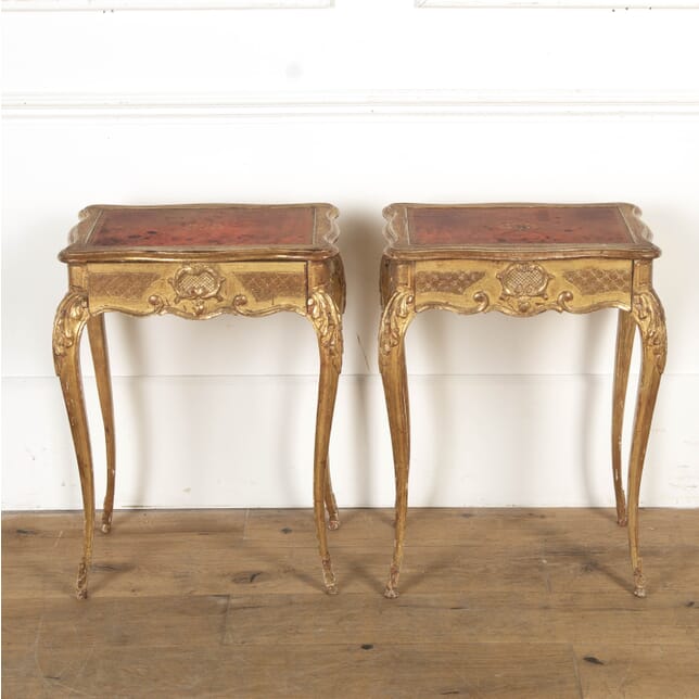 Pair Of Gilded Side Tables CO8518687