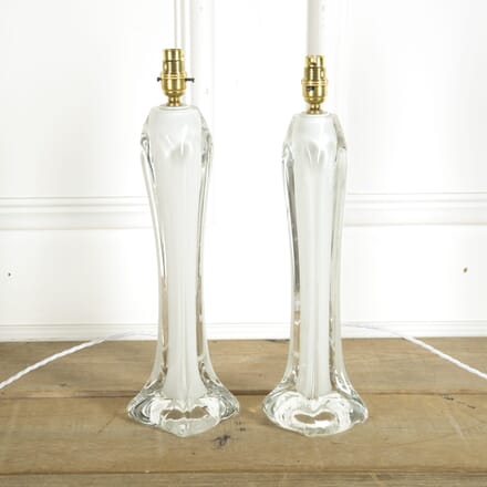Pair of Glass Lamps by Orrefors LT609768