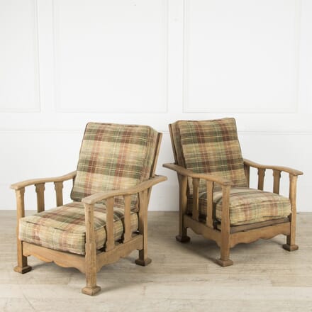 Pair of Heal's Recliner Armchairs CH059945