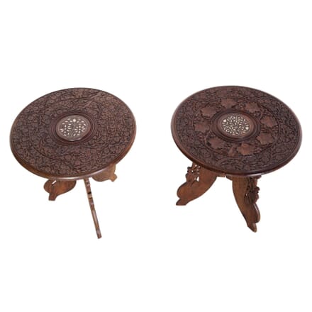 Pair of Indian Low Occasional Tables TC038300