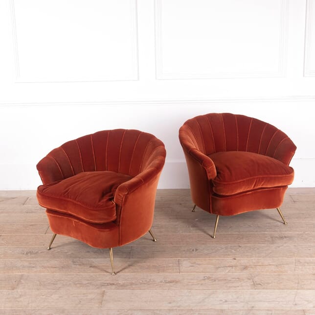Pair of Italian 1950s Shell Chairs CH2911292