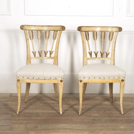 Pair of Italian 19th Century Side Chairs CH2820002