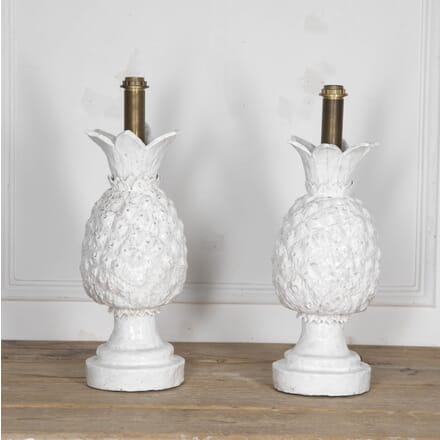 Pair of 20th Century Italian Pineapple Shaped Lamps LT2825334