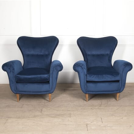 Pair of 20th Century Italian Chairs CH4822160