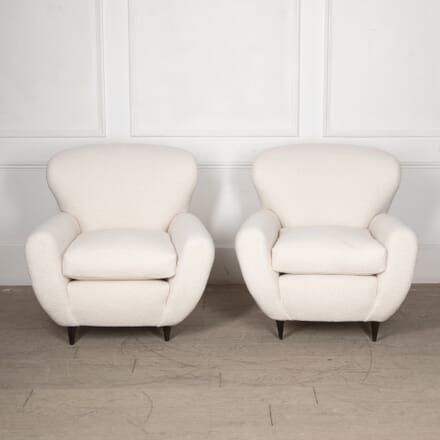 SALE: Pair of Italian Mid 20th Century Chairs CH4528556