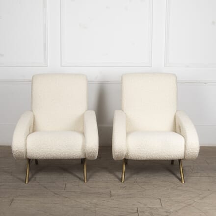 Pair of Italian Mid-Century Style Armchairs CH4624338