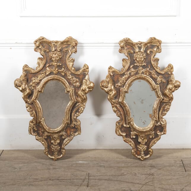 Pair of 19th Century Italian Mirrors MI4525413