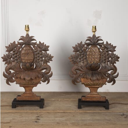 Pair of 20th Century Italian Tole Table Lamps LL1524667