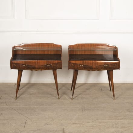 Pair of 20th Century Lacquered Bedside Tables BD3026087
