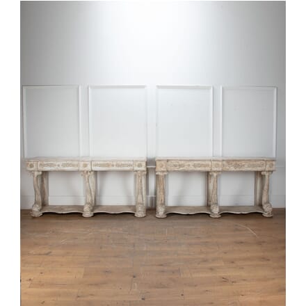 Pair of Large Early 20th Century Italian Console Tables CO2334368