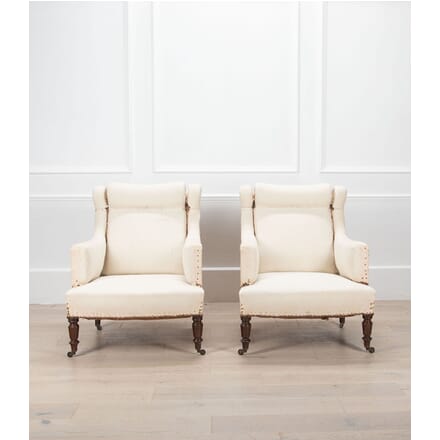 Pair of Large Napoleon III Armchairs CH1534445