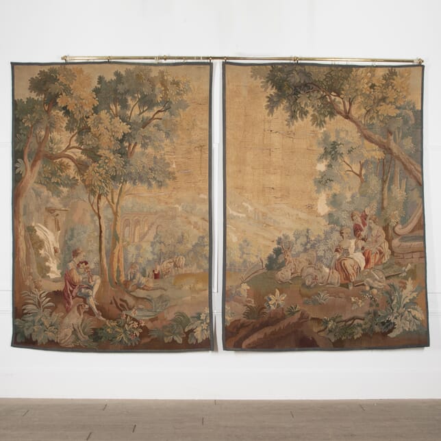 Pair of Late 18th Century Aubusson Tapestries WD5229218
