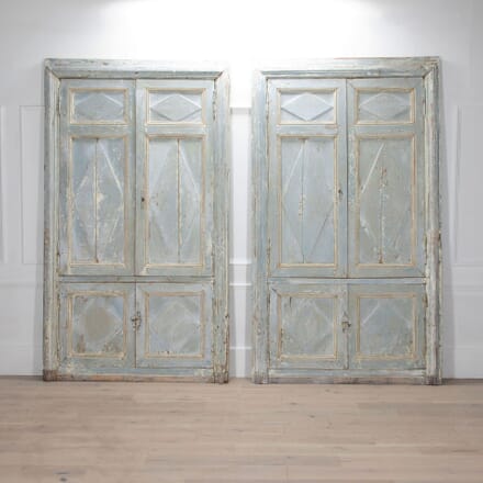 Pair of Late 18th Century French Cupboard Facades GA9233729
