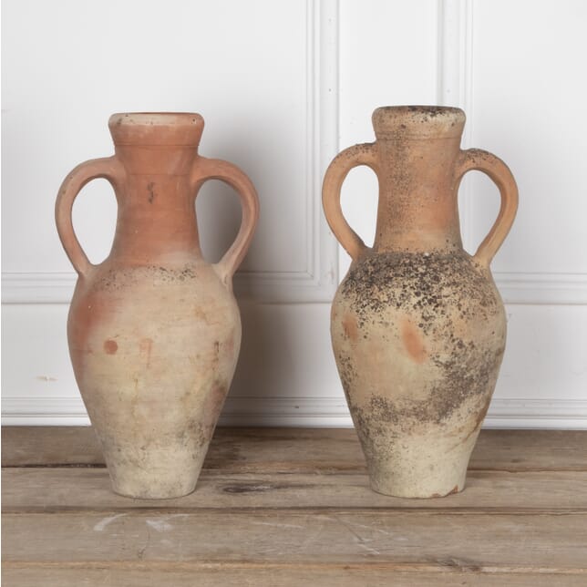 Pair of Late 19th Century French Terracotta Amphoras GA3728510