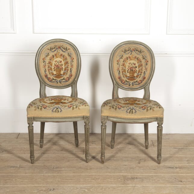 Pair of Louis XVI Revival Side Chairs CH1515280