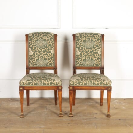 Pair of Mahogany and Gilt Chairs BD7914464