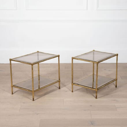 Pair of Mid-Century Brass Side Tables CO4633713