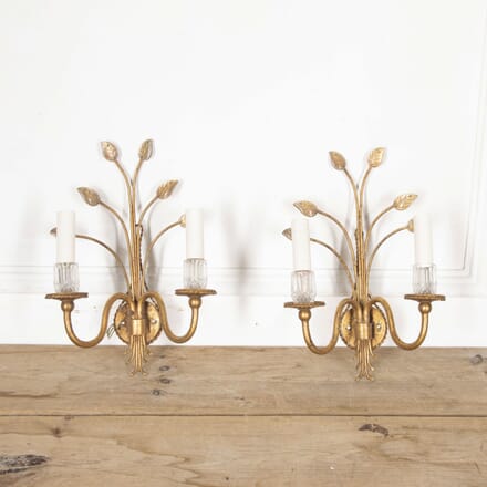 Pair of Mid-Century French Wall Lights LW4828640