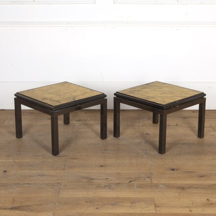 Pair of Mid-Century Smoked Glass Side Tables CO4620529