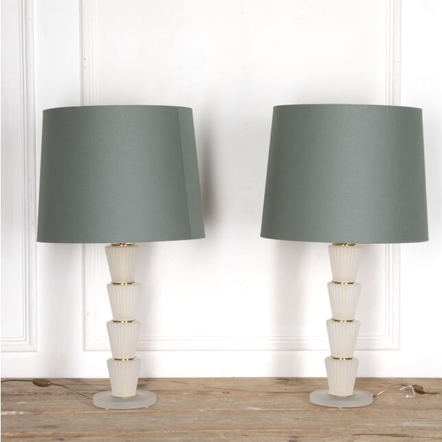 Pair of Contemporary Modern Murano Lamps LT4626382