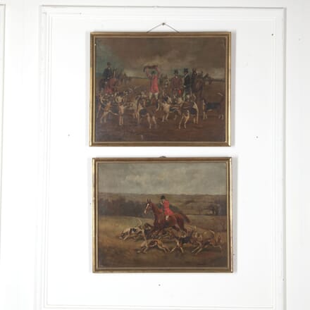 Pair of 20th Century Original Oil on Canvas Paintings by Cuthbert Bradley WD8823440