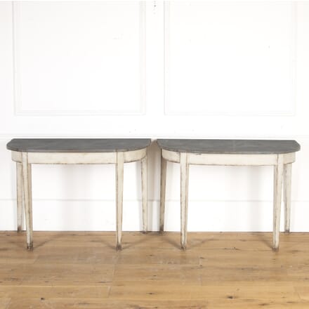 Pair of Painted Console Tables CO7913597