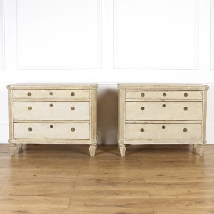 Pair of Painted Swedish Commodes CC8117473