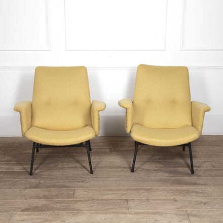 Pair of 20th Century Pierre Guariche Armchairs CH2921773
