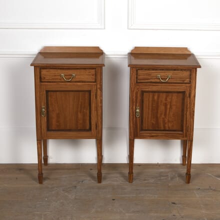 Pair of 20th Century Satinwood Bedside Tables BD1021470