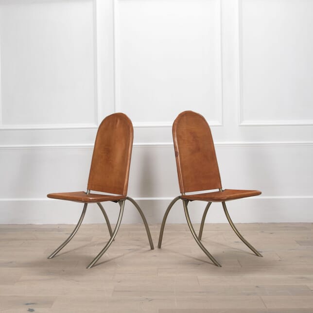 Pair of "Sedia Jacaré" Folding Chairs by Gabriella Crespi CH2933561