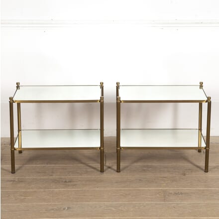 Pair of Brass Side Tables CO3019292