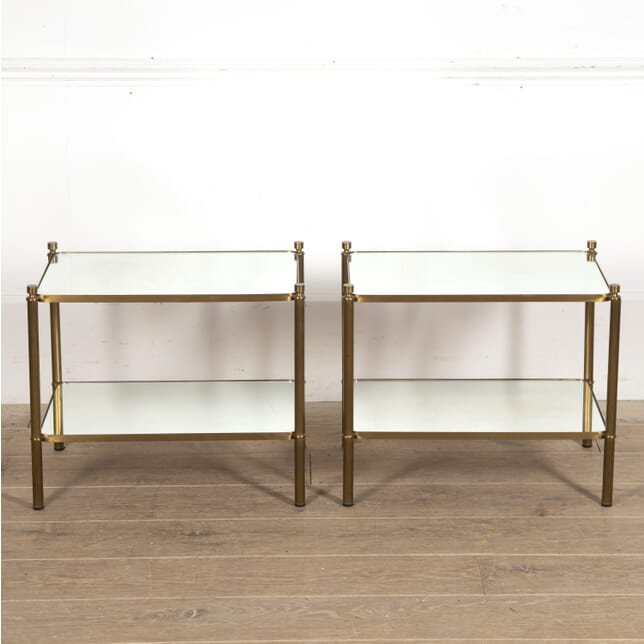 Pair of Brass Side Tables CO3019292