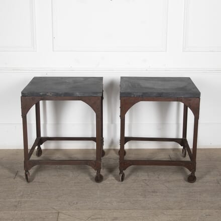 Pair of 20th Century Slate Topped Side Tables CO5025000