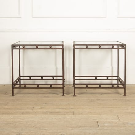 Pair of Steel Side Tables CO3018908